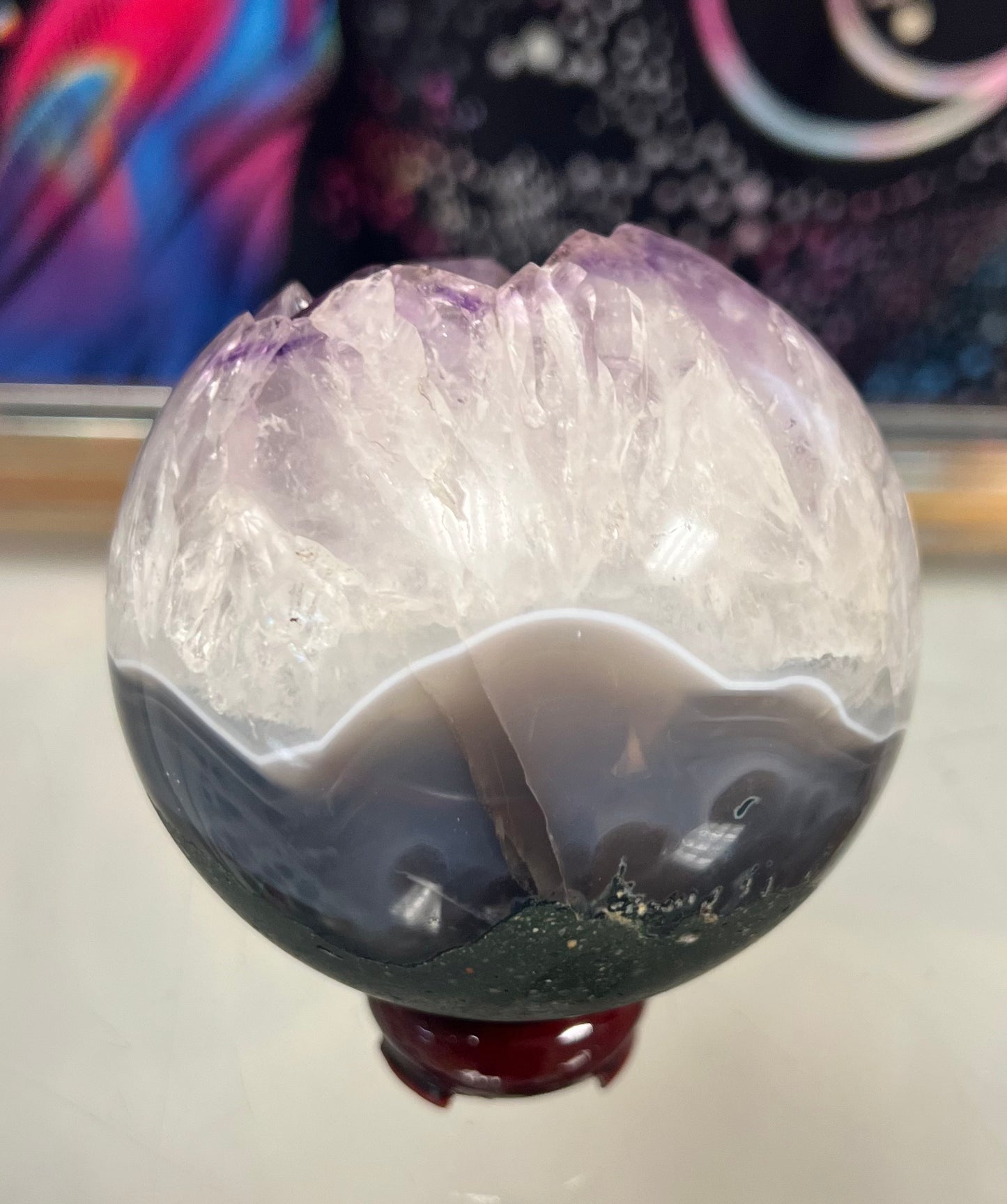 Amethyst Druzy Sphere