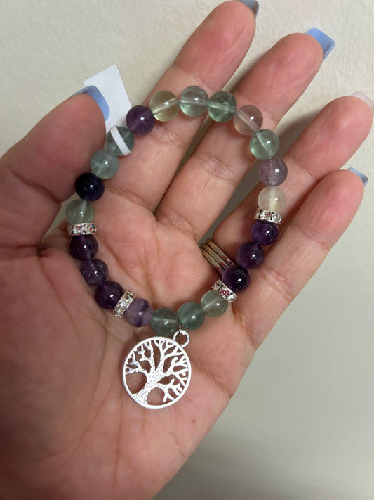 Rainbow Fluorite Bracelet