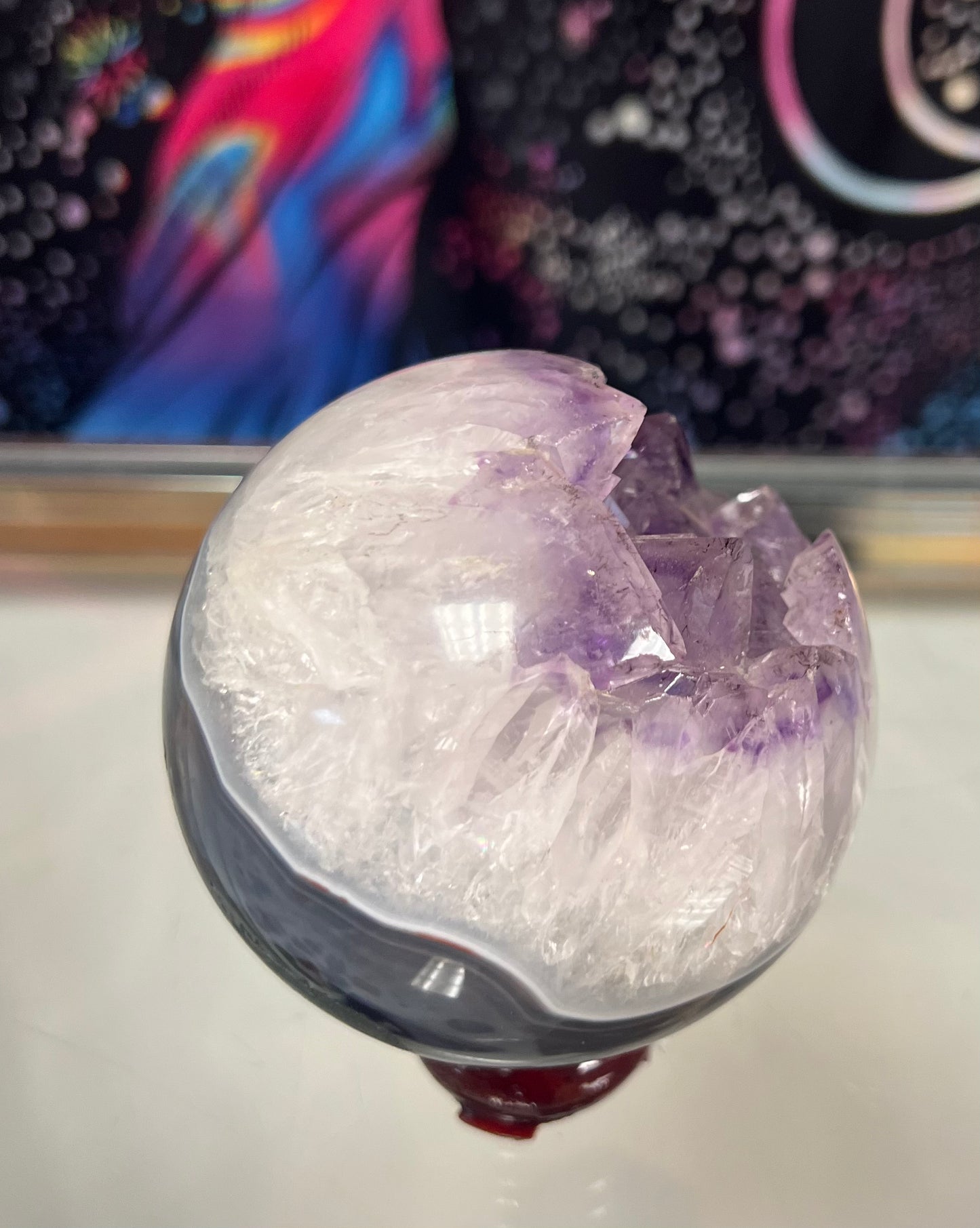 Amethyst Druzy Sphere
