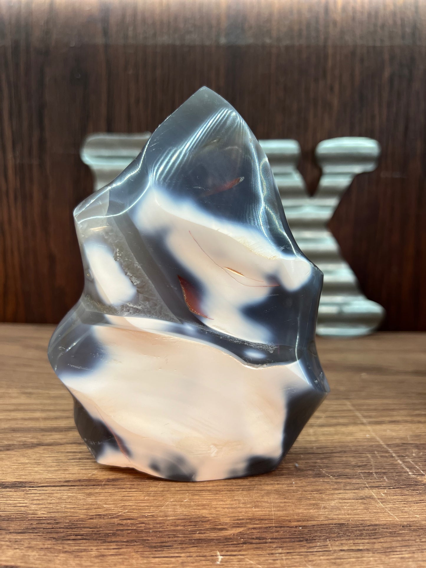 Orca Agate Flame
