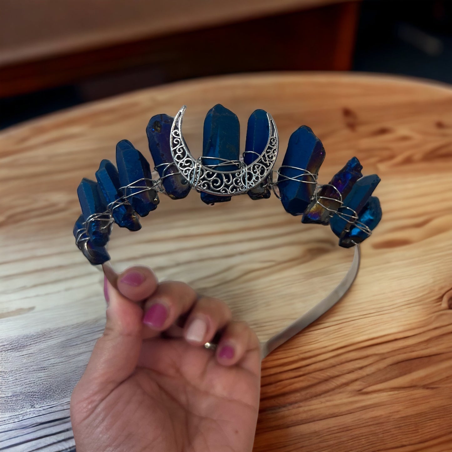 Aura Quartz Tiara