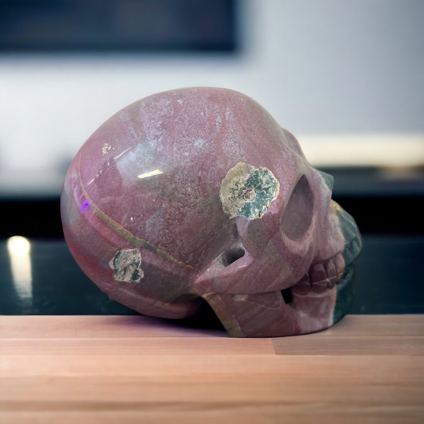 Ocean Jasper Skull