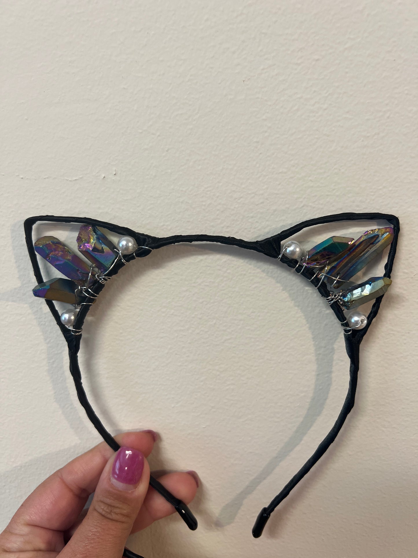 Aura Quartz Cat Ears