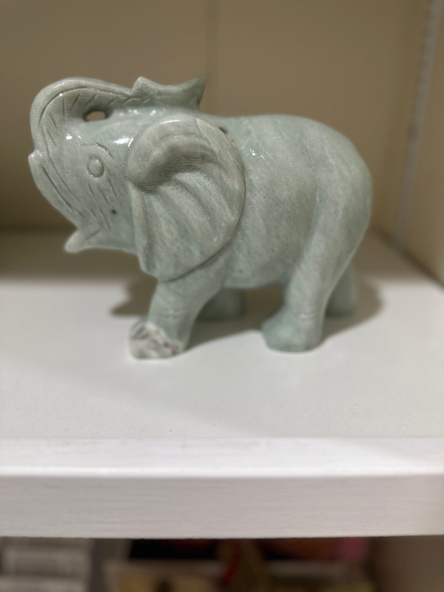 Nephrite Jade Elephants