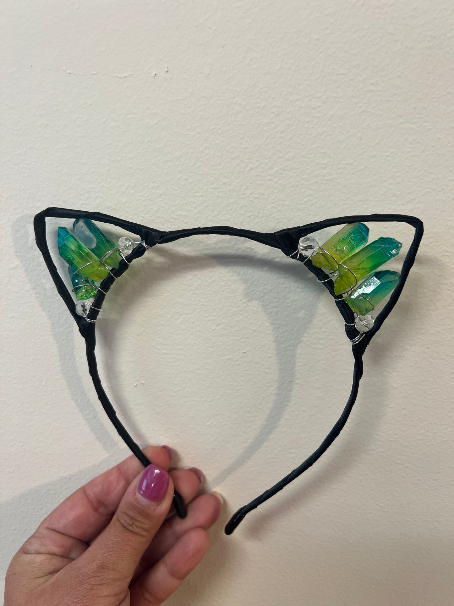 Aura Quartz Cat Ears
