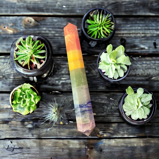 Double Terminated Chakra wand