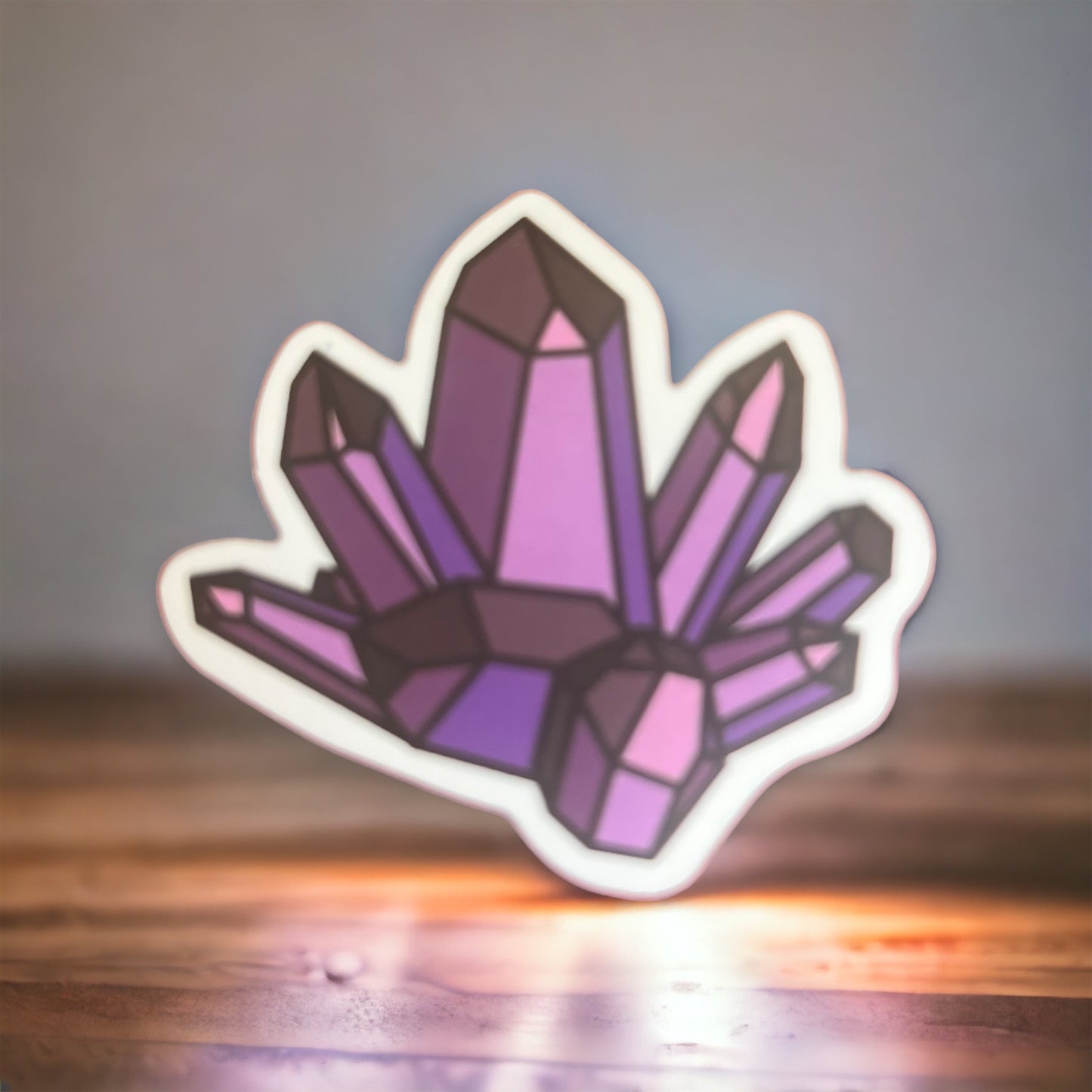 Dark Purple Amethyst Sticker