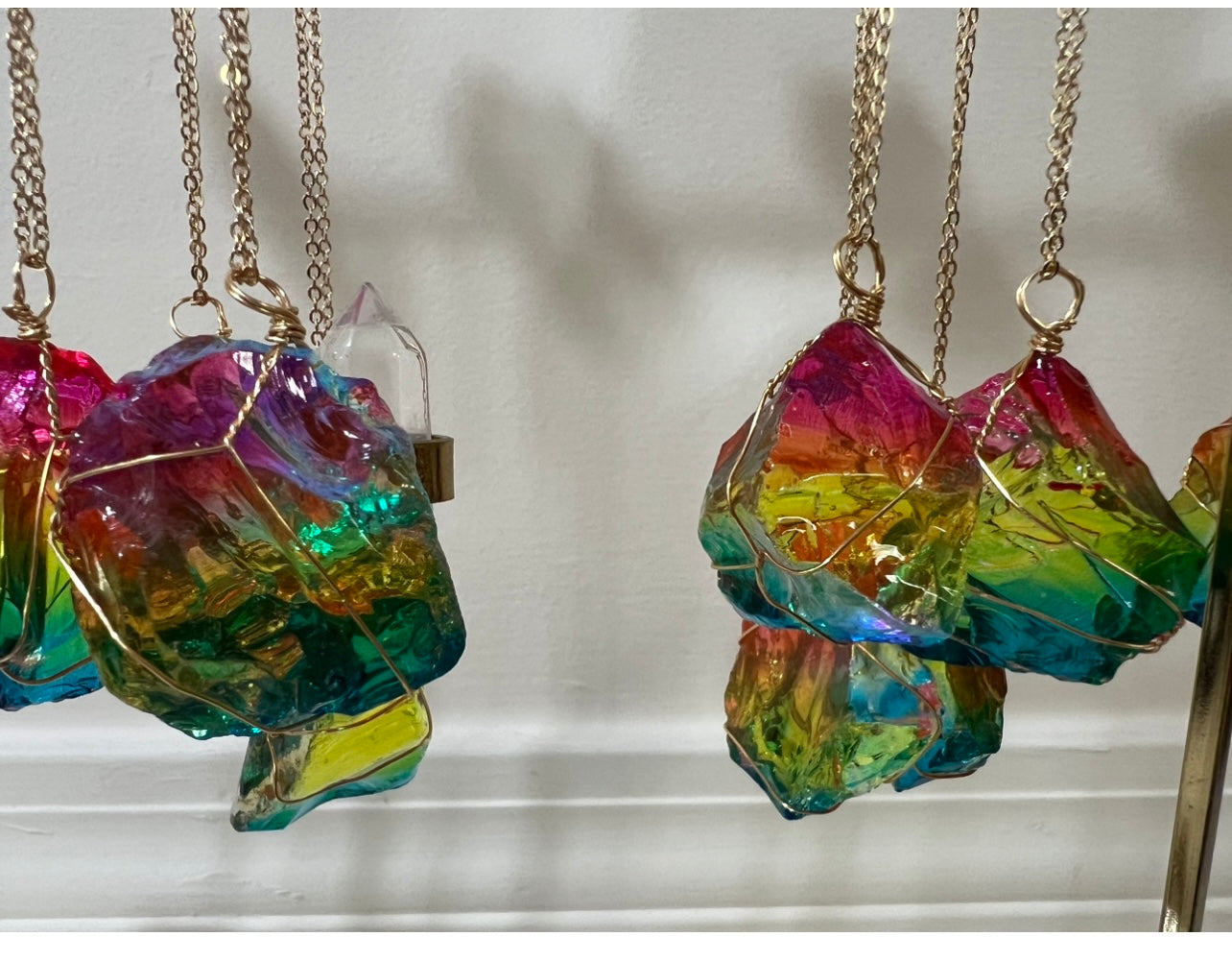 Aura Quartz Necklace