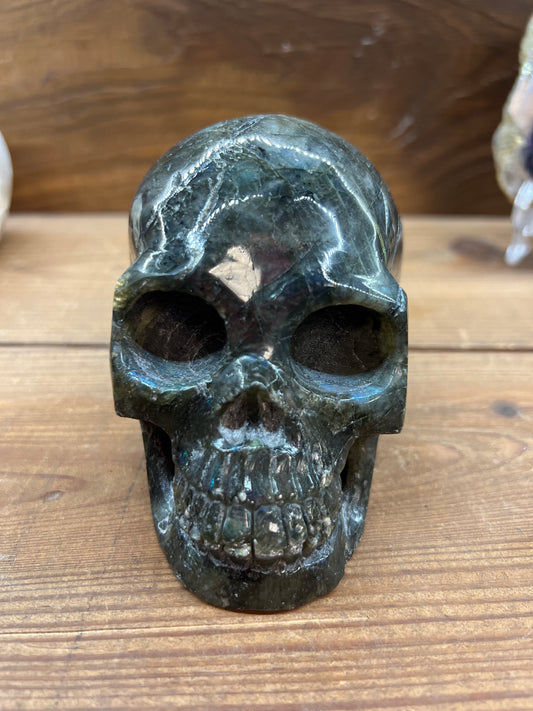 Labradorite Skull