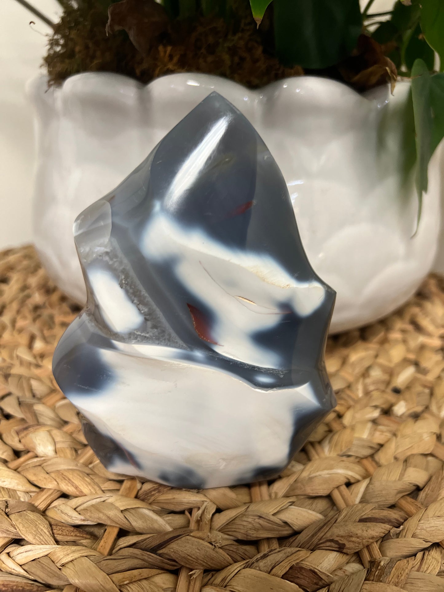 Orca Agate Flame