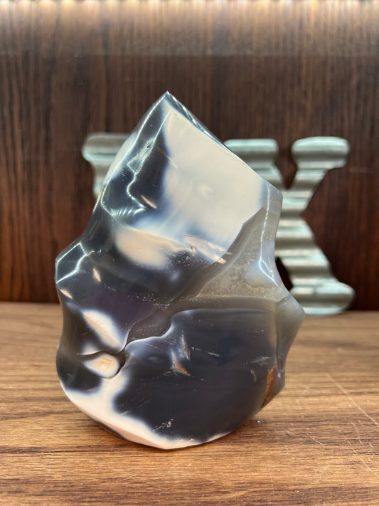 Orca Agate Flame