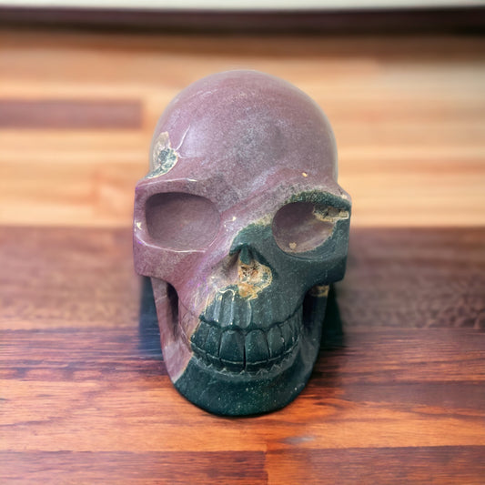 Ocean Jasper Skull