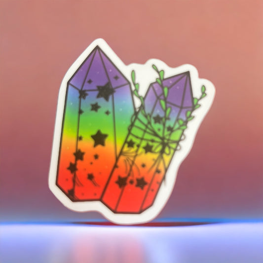 Rainbow Crystal Sticker